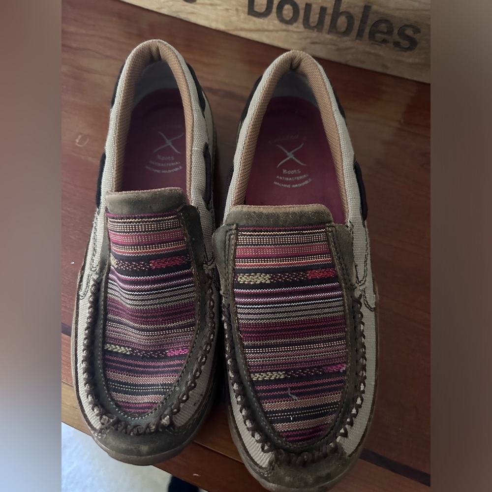 Twisted X Women's Moccasin - WDMS013 size 8